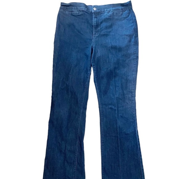 NYDJ Denim - NYDJ High Rise Marilyn Jeans Tailored Look Dark Wash Size 14
